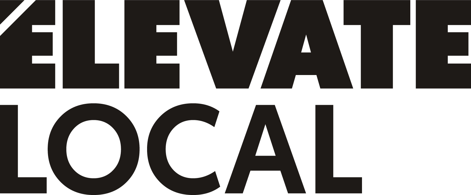 Elevate Local stacked logotype